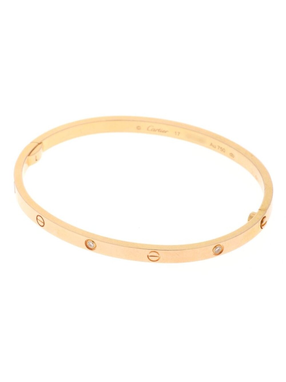 Cartier Love Bracelet SM Bangle Pink Gold